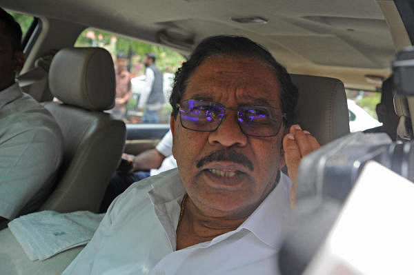  Former Karnataka deputy chief minister G Parameshwara. (PTI photo)