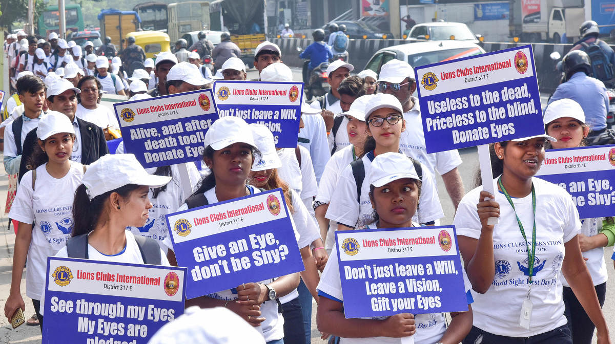 In absolute numbers, people suffering from blindness have reduced from 12 million in 2006-07 to 4.8 million in 2019. (DH Photo)