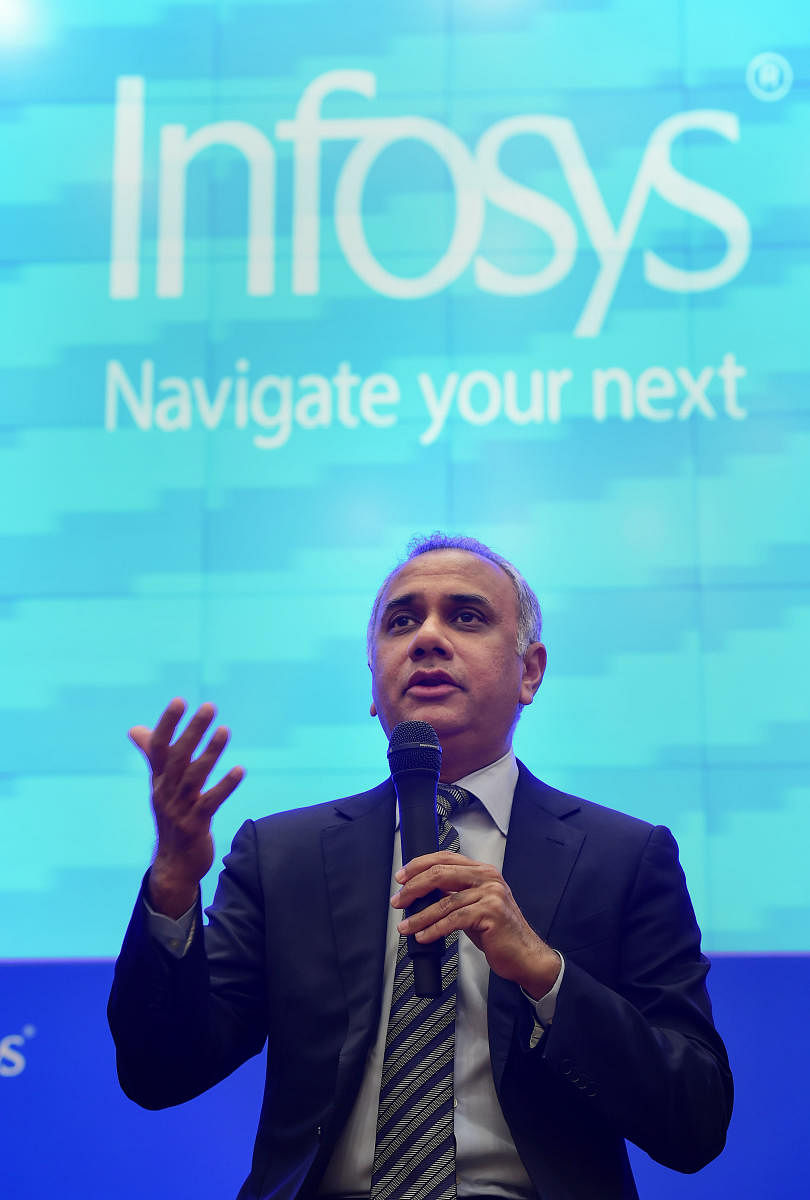 Infosys CEO Salil Parekh. (PTI Photo)