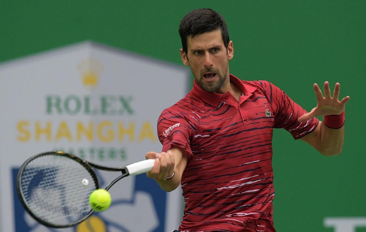 Tsitsipas dumped out reigning champion Djokovic, who until that point had looked imperious in Shanghai and did not drop a set in winning the Tokyo title last week. AFP