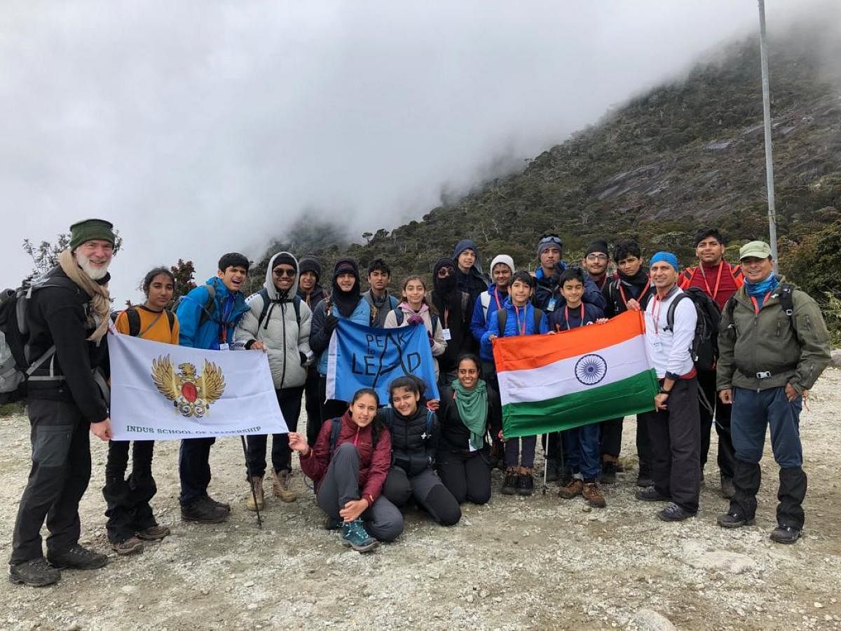 Indus School students' expedition to Mt Kinabalu in Malaysia. 