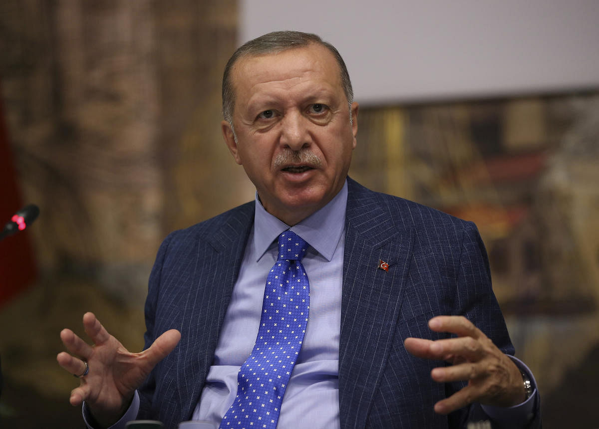 Turkish President Tayyip Erdogan. Reuters photo