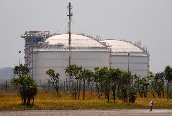 Exxon plant in Papua New Guinea. (Reuters photo)