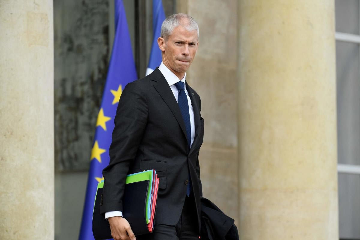 French Culture Minister Franck Riester. (Photo AFP)