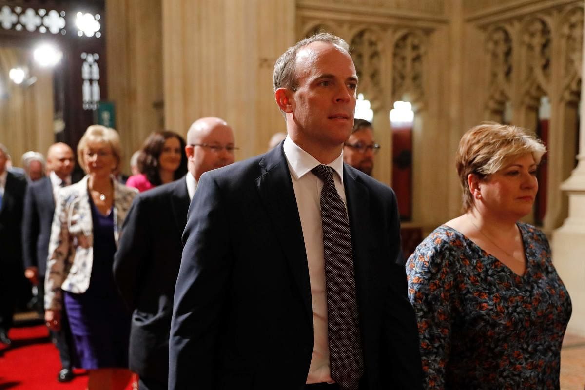 "We will keep our defence exports to Turkey under very careful and continual review," Foreign Secretary Dominic Raab said in a statement to parliament. AFP