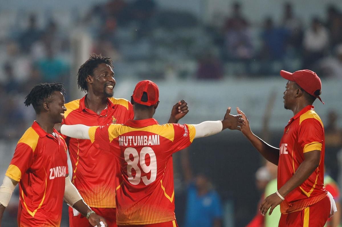 Zimbabwe cricket team (AFP Photo)