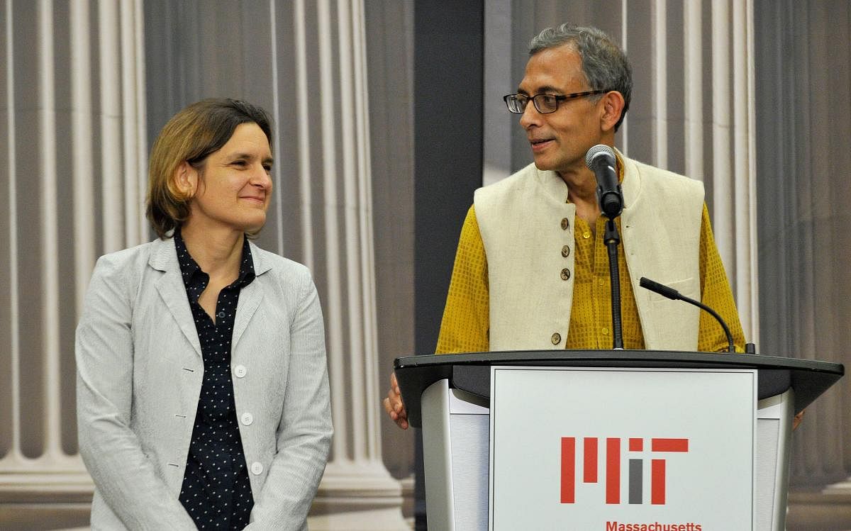 Esther Duflo and Abhijit Banerjee studied the economics of poverty.