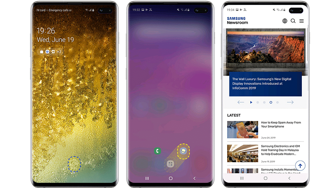 Samsung Galaxy S10's ultrasonic fingerprint sensor has a serious flaw (Picture Credit: Samsung)