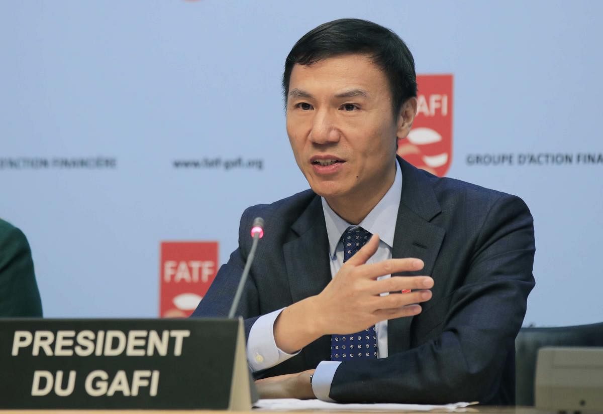 Financial Action Task Force (FATF) President Xiangmin Liu. AP/PTI Photo