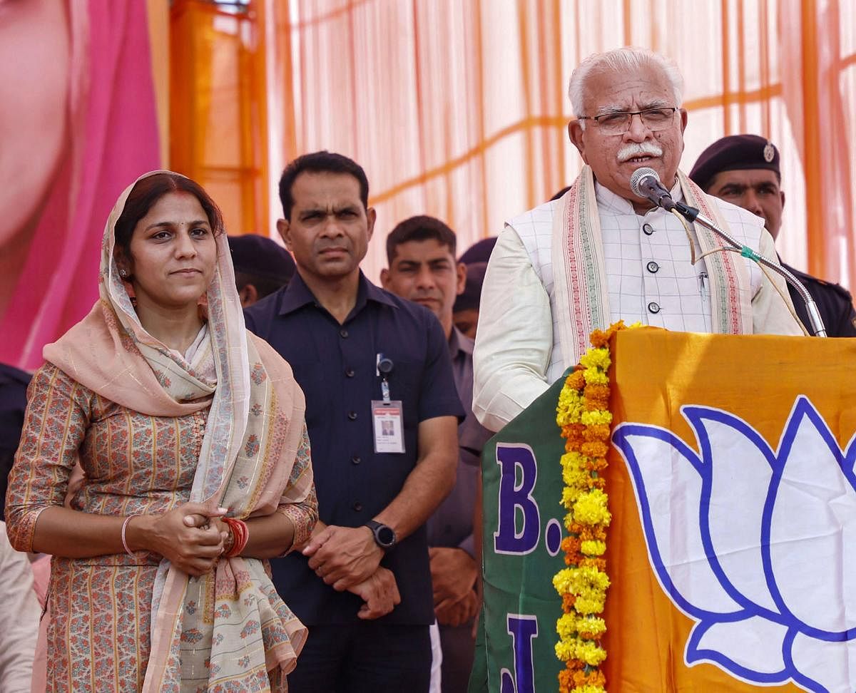 Confident of returning to power for a second term in office, Khattar said his government ran the state untainted by corruption or bias towards any caste. PTI