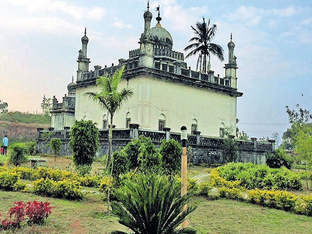 IN MEMORY A view of Dodda Vira Rajendra's mausoleum at Gaddige in Kodagu district.