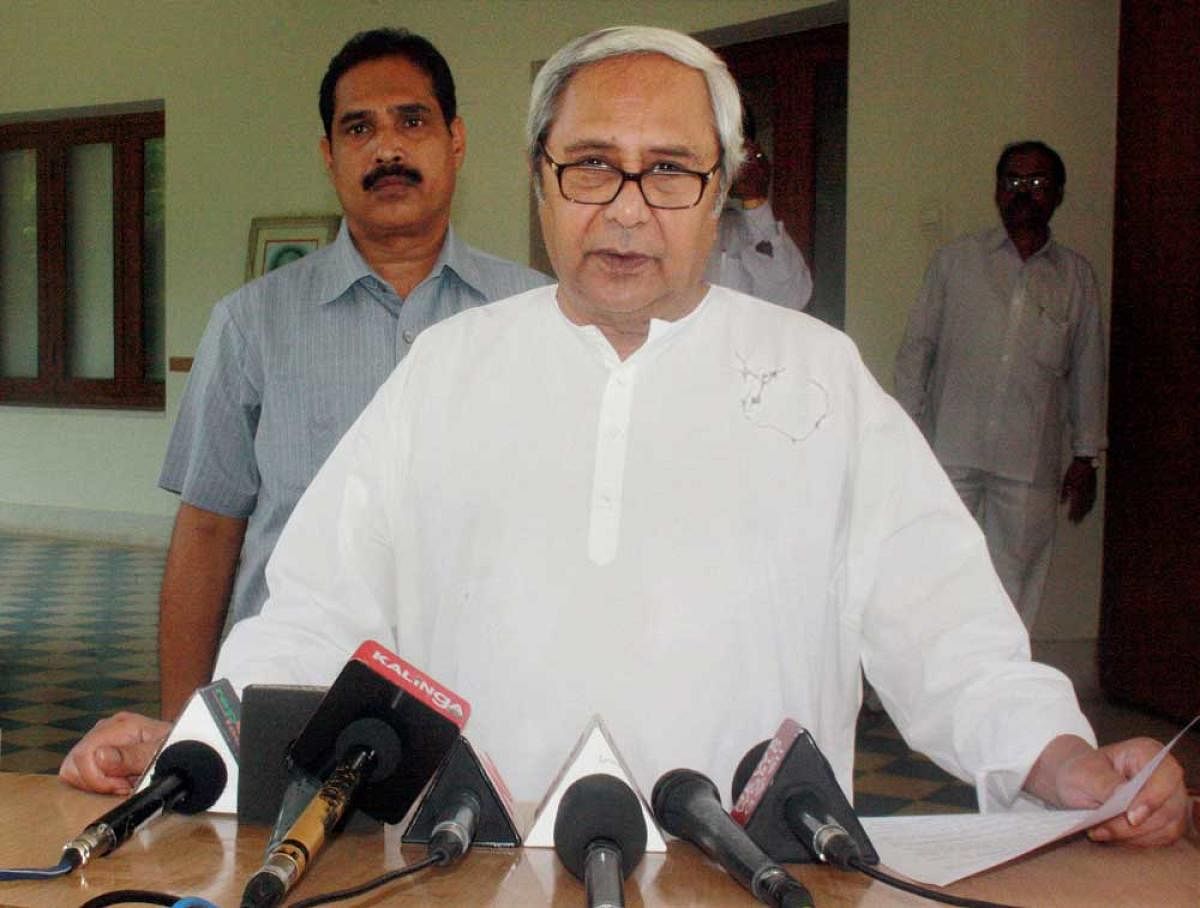 Odisha Chief Minister Naveen Patnaik. File photo