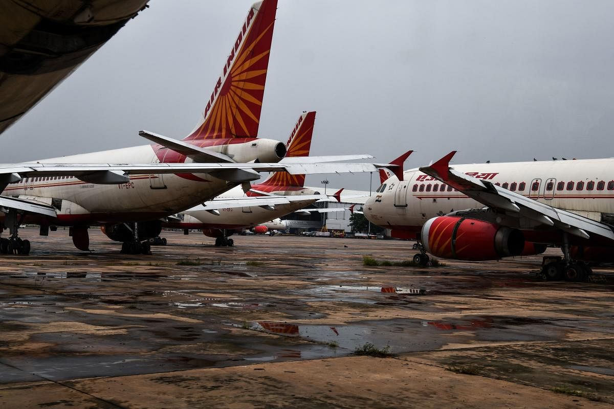 Air India planes. AFP Photo