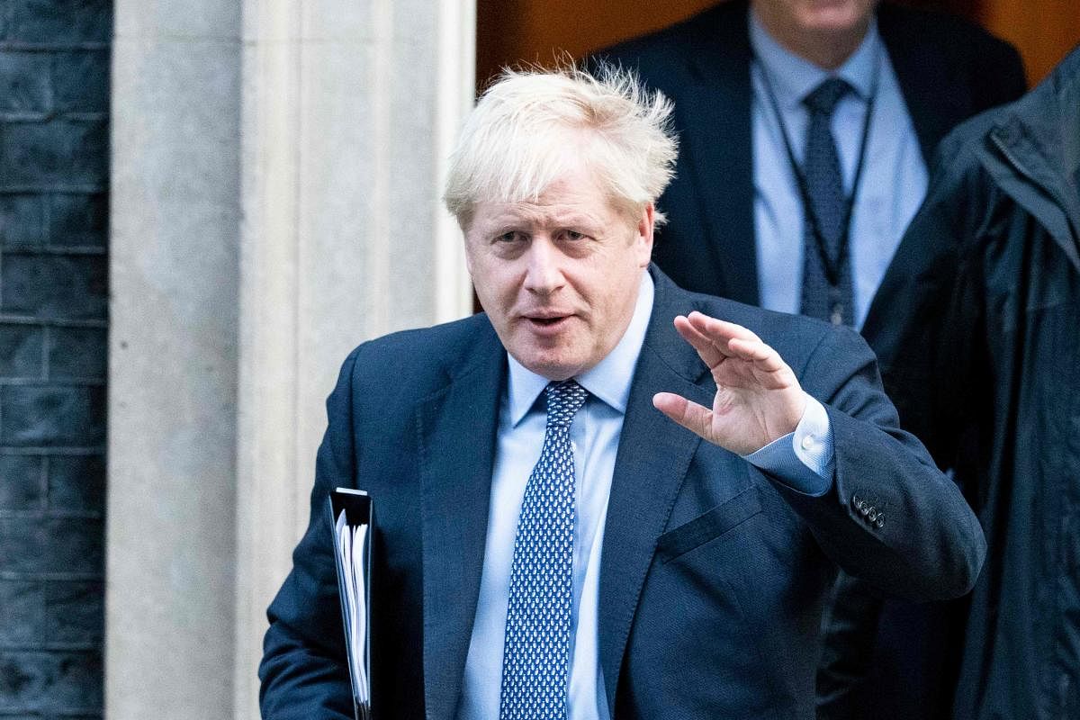 Britain's Prime Minister Boris Johnson. AFP Photo