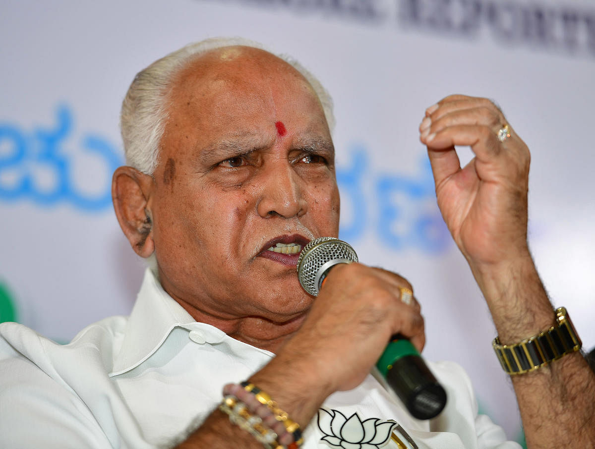 The one-month salaries of all BJP MPs, MLAs and MLCs will be remitted to the Chief Minister’s Relief Fund, Yeddyurappa added.