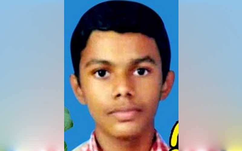 Apheel Johnson, who died after hammer struck on his head during a sports meet in Kerala