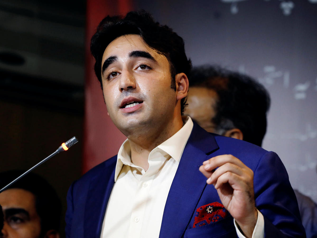 “Everyone is fed up with this puppet government,” Bilawal said. Photo/Reuters