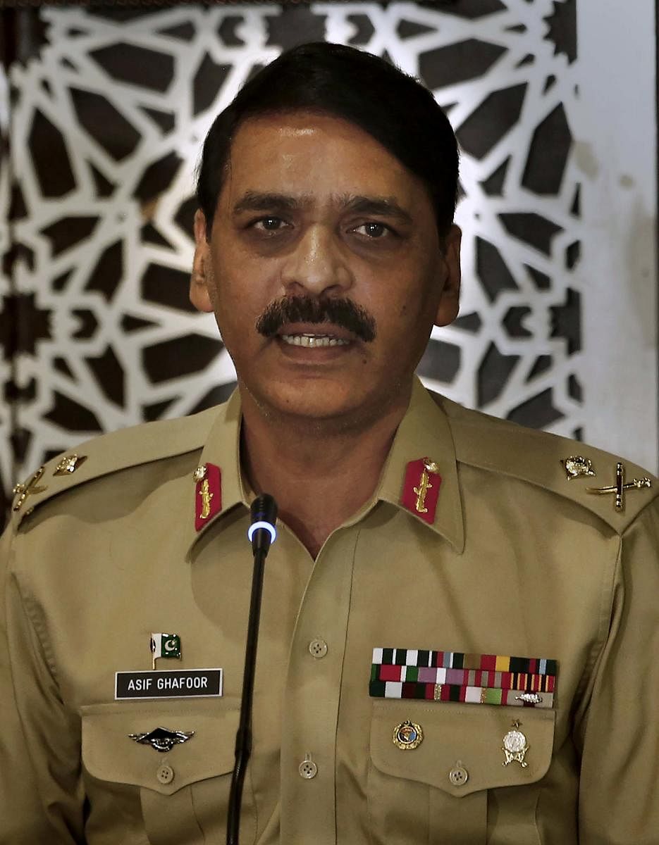 Pakistan's military spokesman Maj. Gen. Asif Ghafoor. AP/PTI Photo
