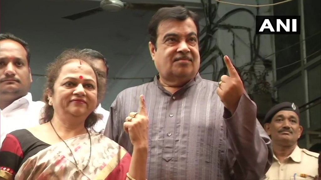 Gadkari, who was among the early voters in Nagpur, said people will vote on the basis of the five-year performance of the Narendra Modi government at the Centre and the Devendra Fadnavis-led dispensation in Maharashtra. Photo/ANI