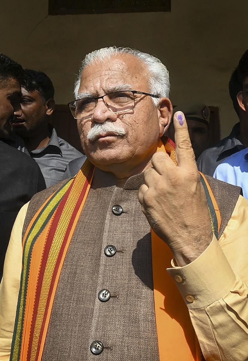 Khattar said he had a lively interaction with co-passengers during his train journey to Karnal. PTI