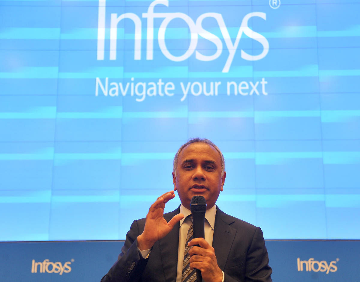 Infosys CEO and MD Salil Parekh. DH Photo