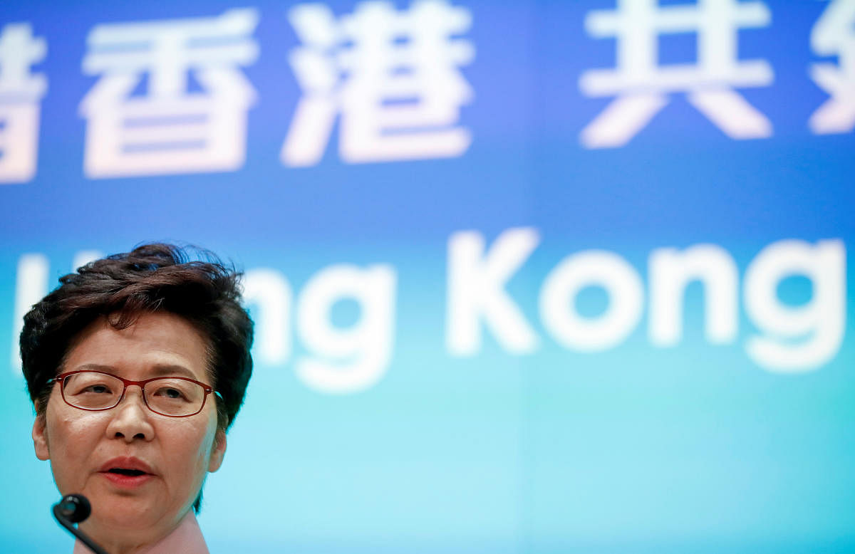 Hong Kong Chief Executive Carrie Lam. Reuters photo