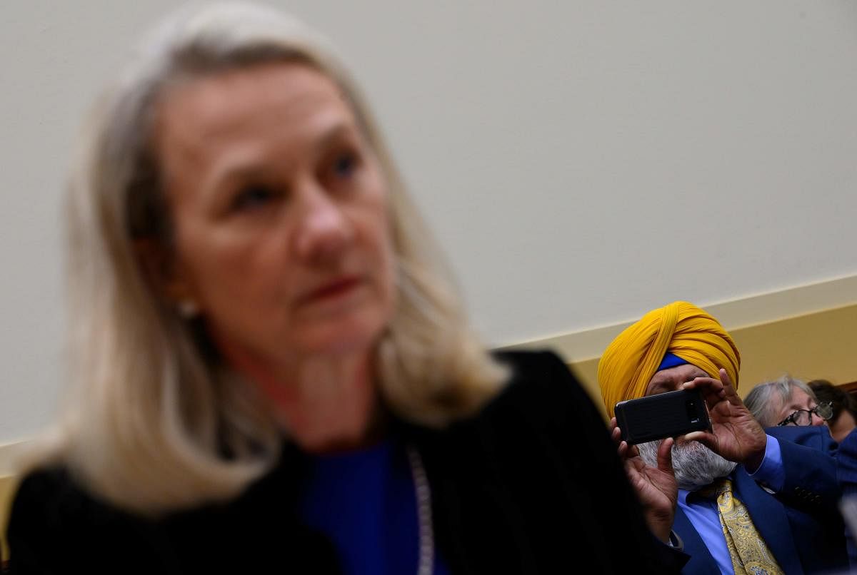 US acting Assistant Secretary of State for South and Central Asian Affairs, Alice Wells (AFP Photo)