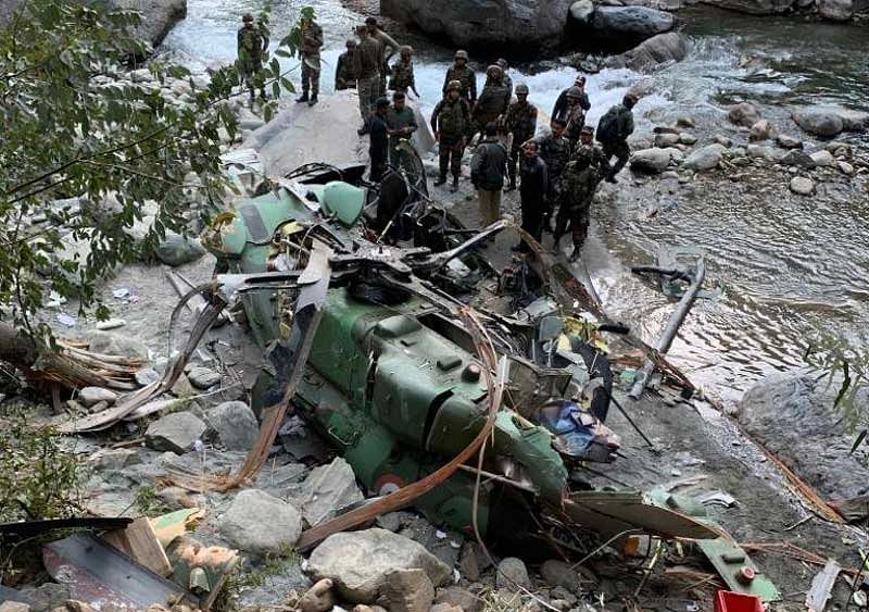 Army officials said all the nine passengers and crew on-board including Singh received injuries but there were no danger to their lives. (ANI/Twitter)