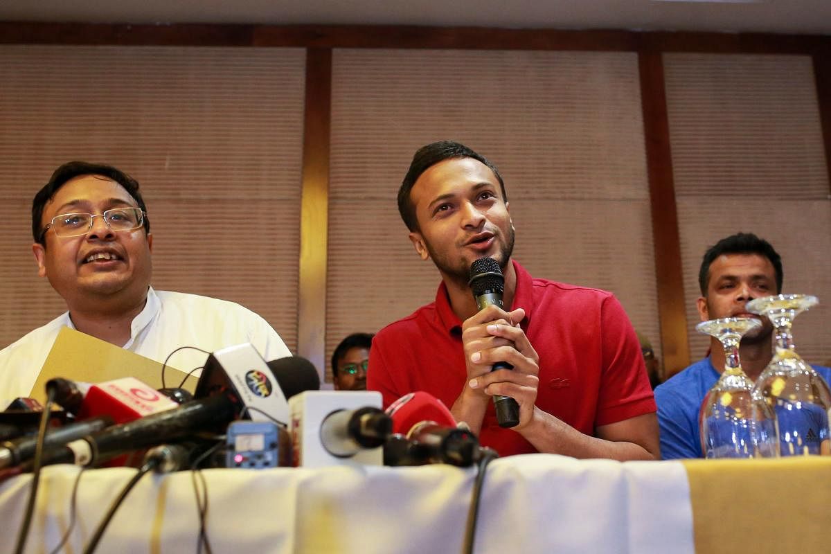 The deadlock between the players and Bangladesh Cricket Board (BCB) ended after a two-hour-long meeting which went on close to midnight on Wednesday. Photo/PTI
