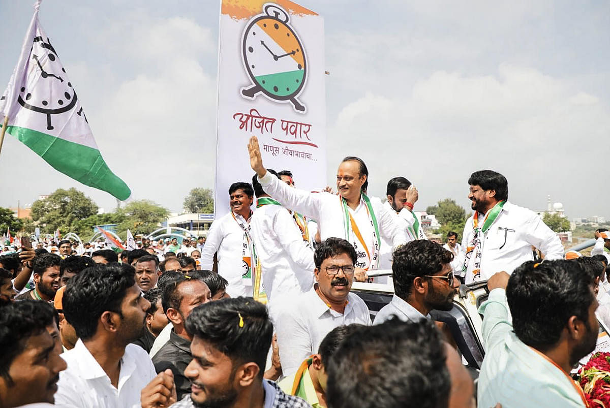 Ajit Pawar, nephew of NCP president Sharad Pawar, polled 1,95,641 votes, while his nearest rival, Padalkar, bagged just 30,376 votes. (PTI File Photo)
