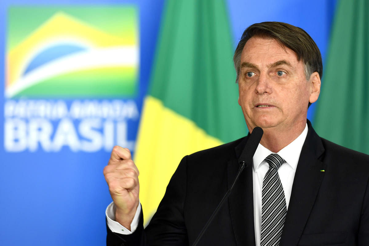 Brazilian President Jair Bolsonaro. (AFP Photo)