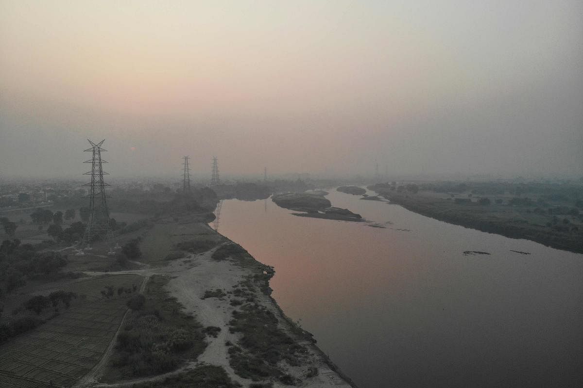 Yamuna river. AFP file photo