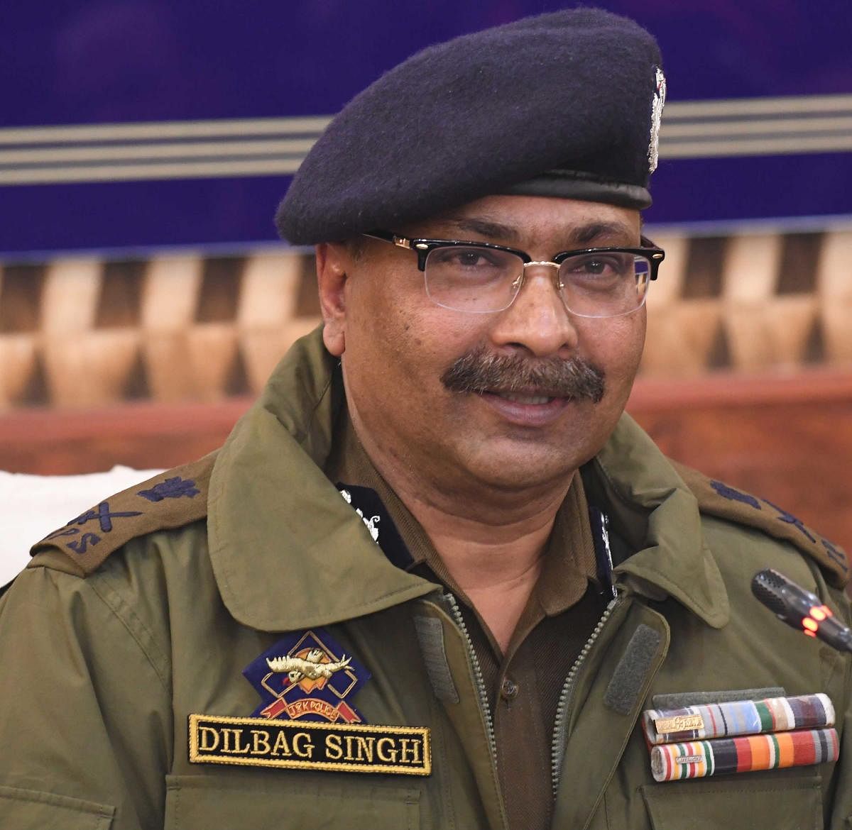 Jammu and Kashmir Police chief Dilbag Singh 