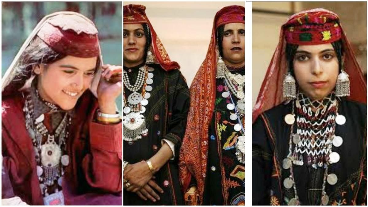 Trademark: Gujjar and Bakarwal women wear long silver chains.