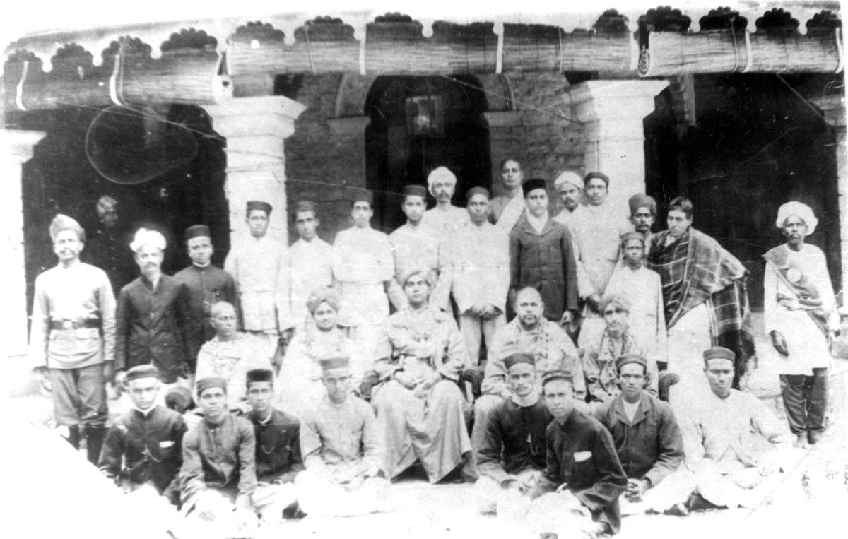 Swami Vivekananda at the anathalaya in Mysuru.