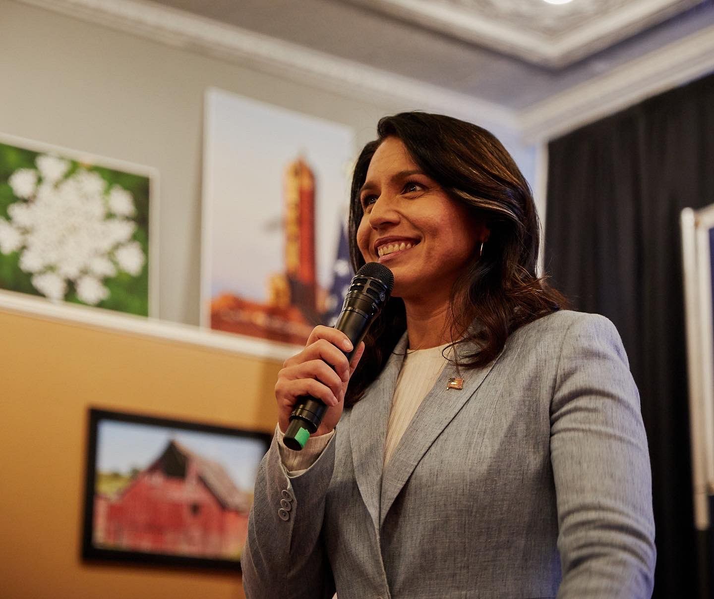 I believe I can best serve the people of Hawaii and our country as your President and Commander-in-Chief, said Gabbard. Photo/Twitter (@TulsiGabbard)