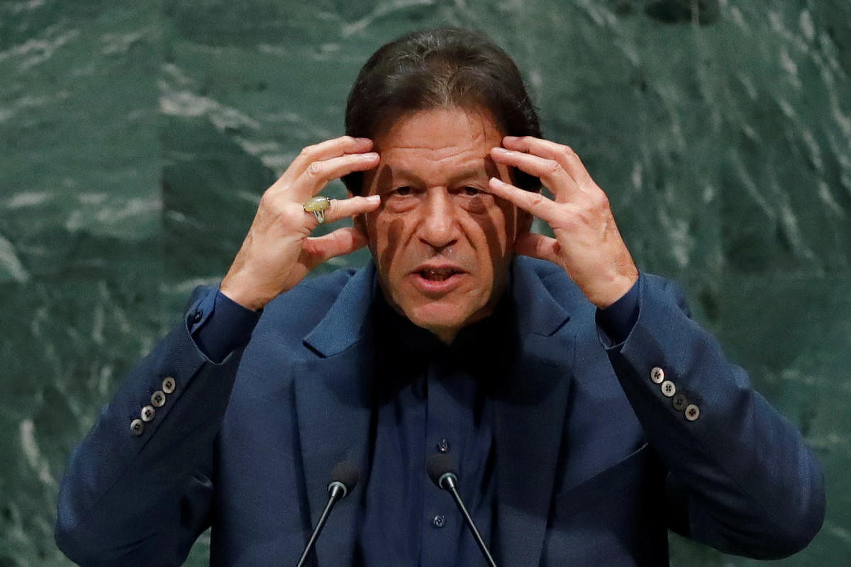 Imran Khan, Prime Minister of Pakistan. Reuters photo