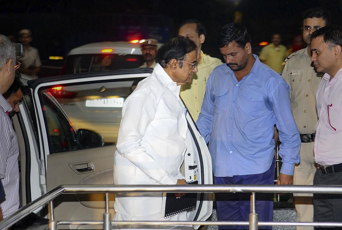 Sources said Chidambaram was taken to the RML Hospital in the morning but has now been shifted to the All India Institute of Medical Sciences. (PTI File Photo)