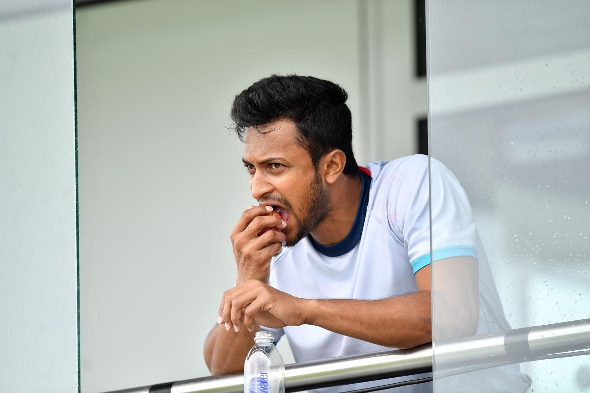 Bangladesh's top player Shakib Al Hasan (AFP Photo)