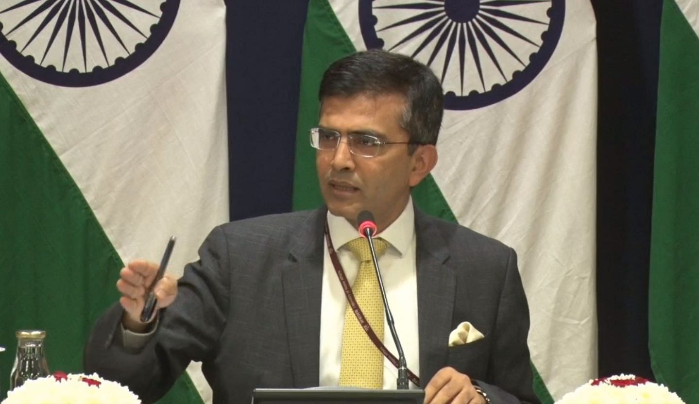 "We feel that such exchanges are part of people-to-people contacts," Ministry of External Affairs Spokesperson Raveesh Kumar said. Photo/Screengrab