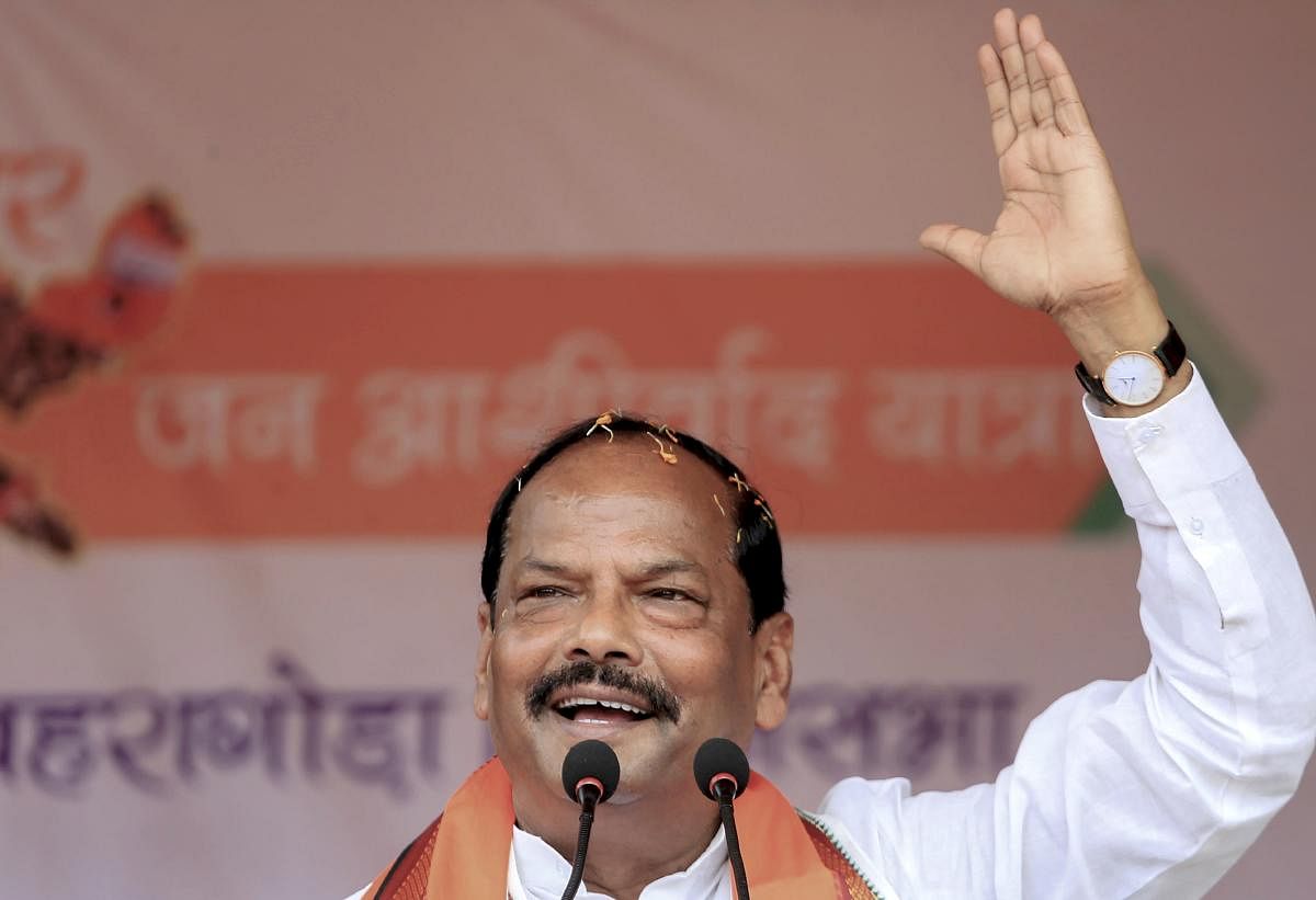 Jharkhand Chief Minister Raghubar Das' term is set to end on January 5. PTI file photo