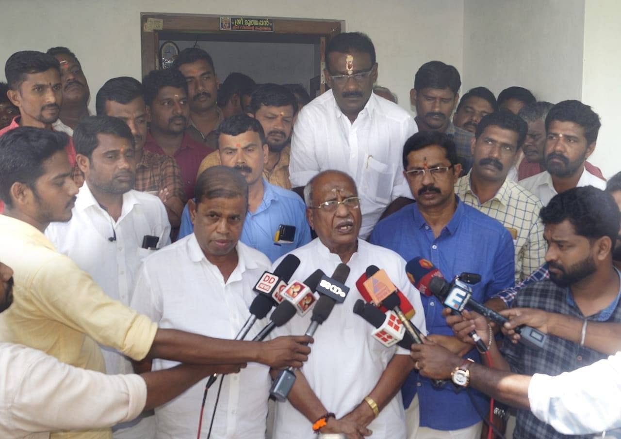 Senior BJP leader O Rajagopal, who visited the parents of the minor girls, told reporters here "we need a re- investigation into the case. There should be an impartial probe." he said. (Credit: Facebook)