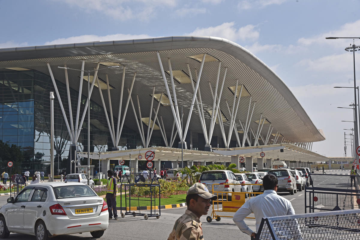 Kempegowda International Airport (KIA) in Devanahalli, Bengaluru. (DH Photo)