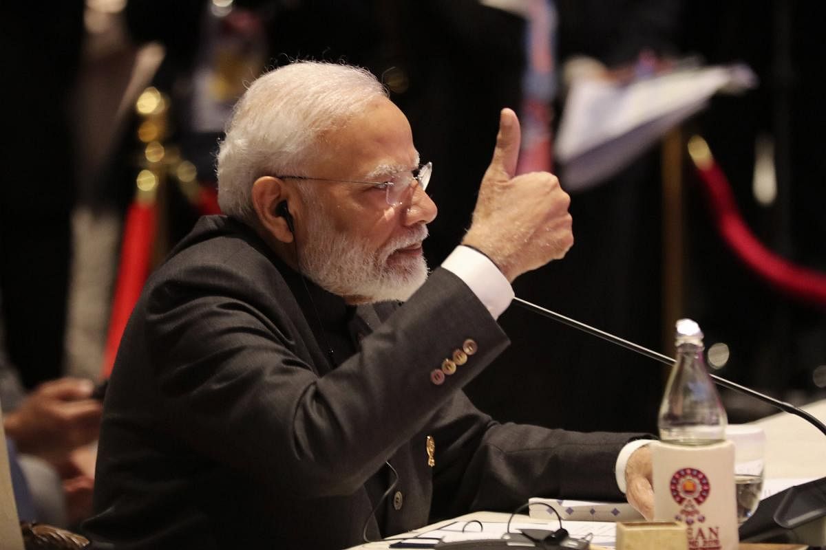 Prime Minister Narendra Modi in ASEAN-India summit (AP/PTI Photo)