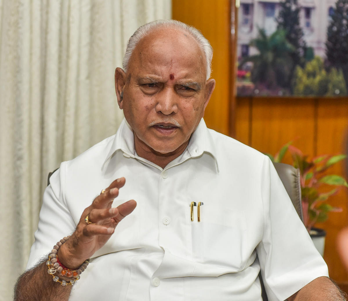 B S Yediyurappa, Chief Minister of Karnataka. DH photo
