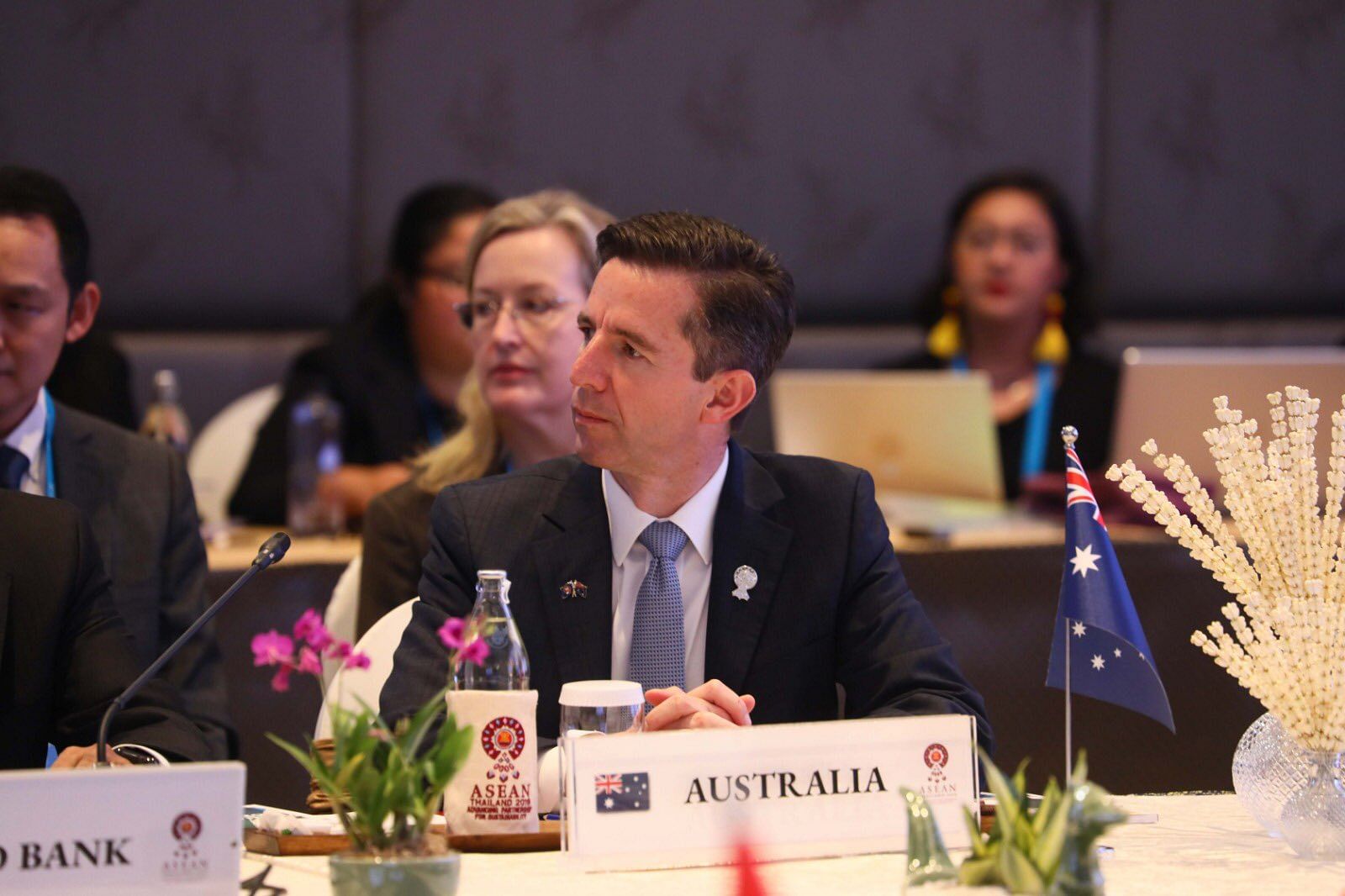 My understanding is... that India is going to continue discussions and negotiations. Our door is always open to India, said Australia's Minister for Trade Simon Birmingham. Photo/Twitter (@Birmo)