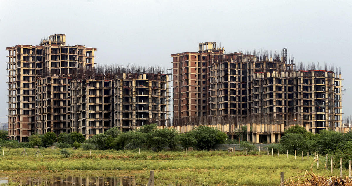 According to data analytics firm PropEquity, housing sales stood at 52,855 units during July-September 2019, down 9.5 per cent from 58,461 units in the year-ago period. Photo/PTI