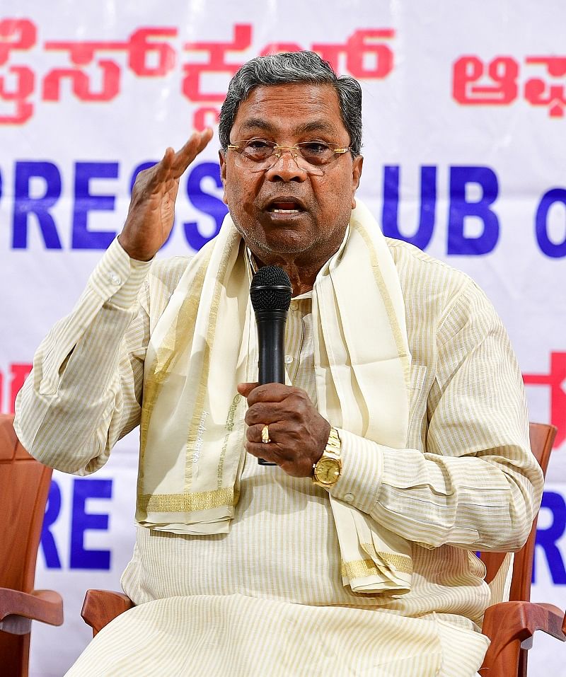 Senior Congress leader and former Chief Minister of Karnataka, Siddaramaiah. (AFP Photo)