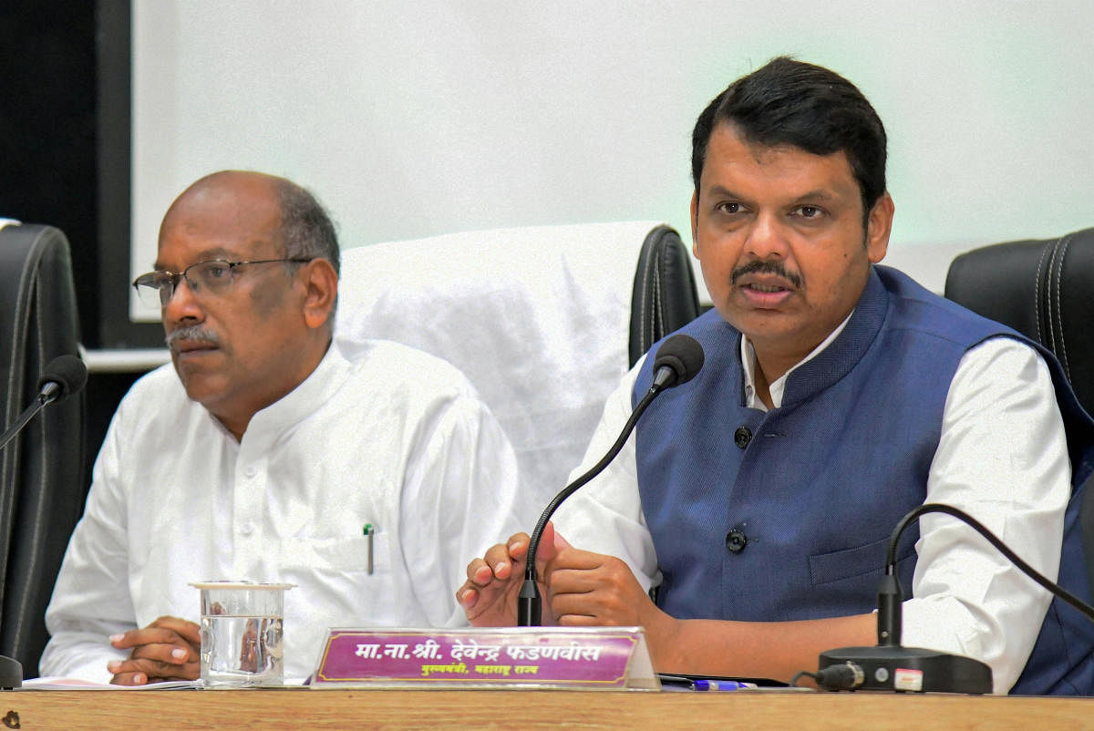 Maharashtra Chief Minister Devendra Fadnavis, who held a series of meeting with the party's national leaders, including president Amit Shah, in the national capital, said the government needed to be formed at the earliest while expressing confidence that it would be formed.  PTI Photo