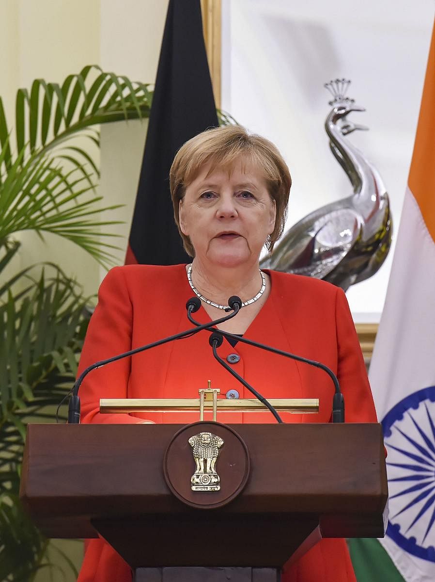 German chancellor Angela Merkel (PTI Photo)
